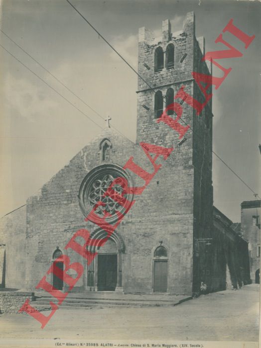 Alinari - - Alatri. Chiesa di S. Maria Maggiore.