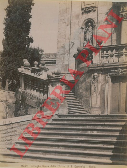 - - Roma. Scala della Chiesa di S. Domenico.