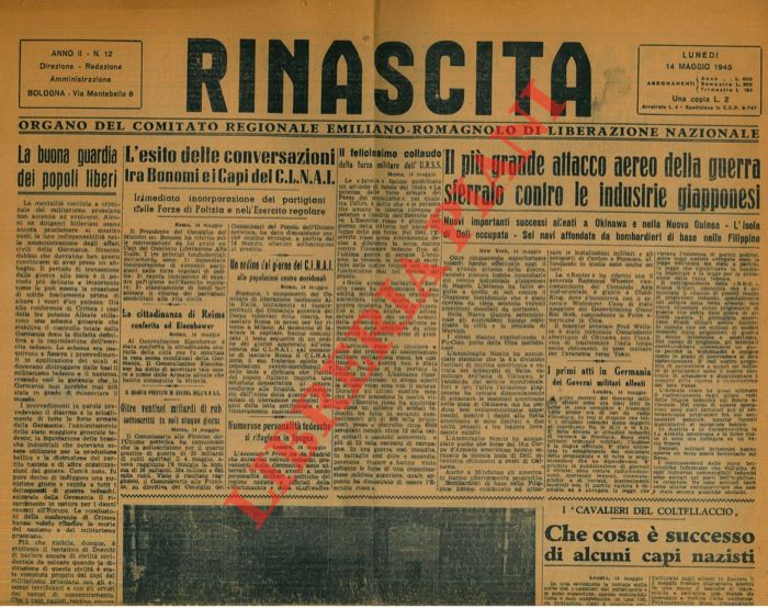 - - Che cosa  successo di alcuni capi nazisti. - Il pi grande attacco aereo della guerra sferrato contro le industrie giapponesi.