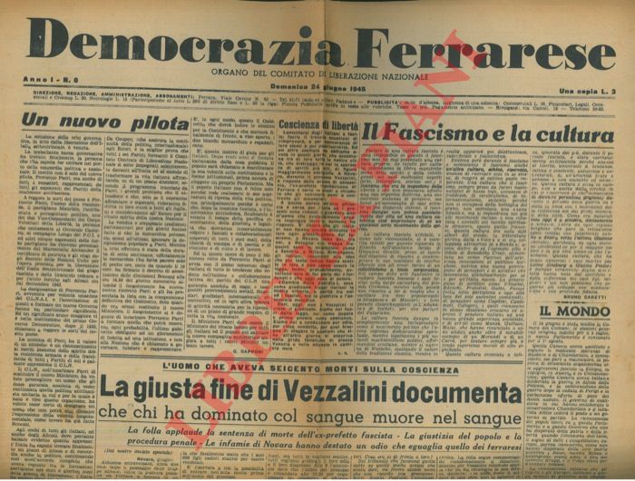 - - La giusta fine di Vezzalini  ...