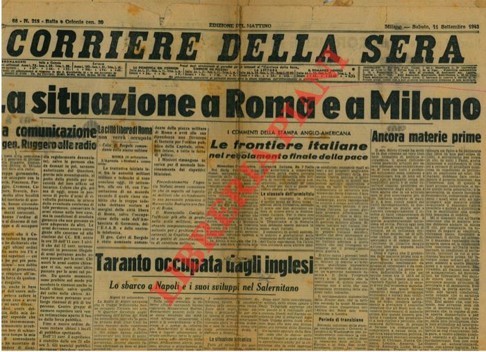 - - La situazione a Roma e a Milano.