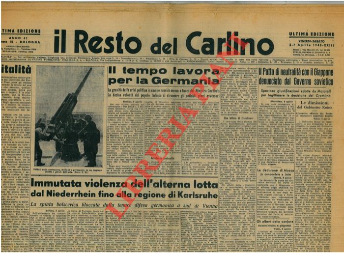 - - Gli ultimi giorni di guerra europea  raccontati con irragionevole ottimismo.