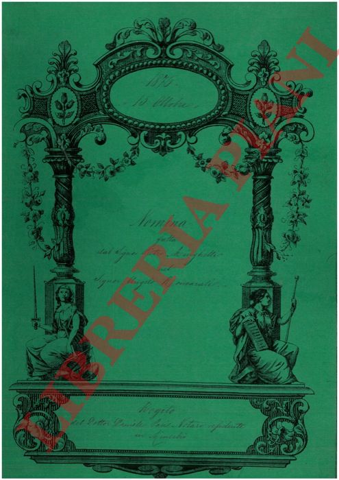 Giuseppe Dall'Olio - Achille Frulli - - Rattifica della vendita di un fondo detto 