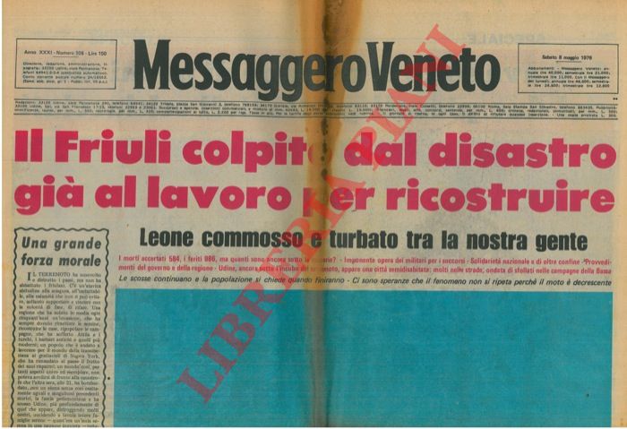 - - Il Friuli colpito dal disastro gi al lavoro per ricostruire.