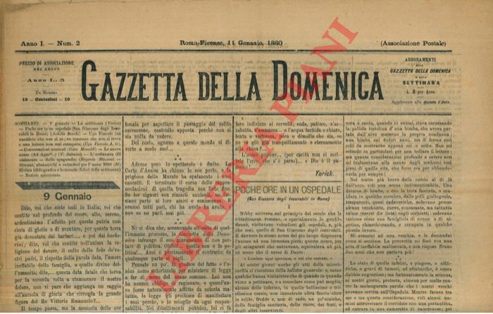 - - Gazzetta della Domenica.