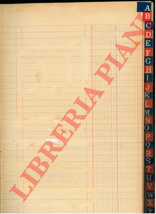 - - Libro mastro alfabetico (A/Z)