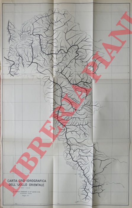 LUSANA Alessandro - - Carta oro-idrofgrafica dell'Uollo orientale.