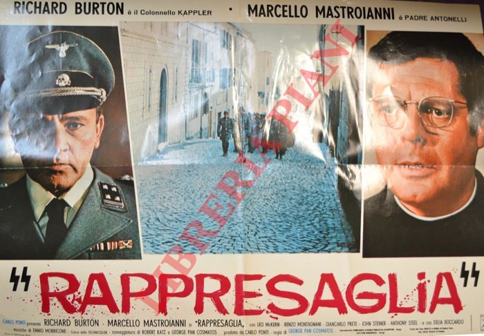 PAN COSMATOS George - Rappresaglia. Con Richard Burton e Marcello Mastroianni