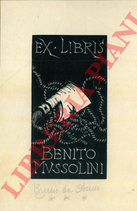 Bruno da Osimo - - Benito Mussolini. (Scure).