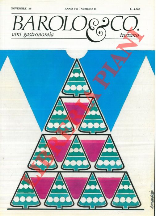 - - Barolo & Co. vini gastronomia turismo Ottobre 1994 anno XII n. 8/, 1994.