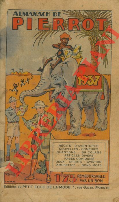 - - Pierrot. Hebdomadaire. Journal des garons.