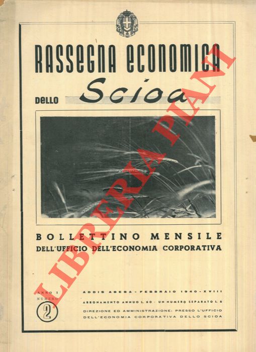 - - Rassegna economica dello Scioa.
