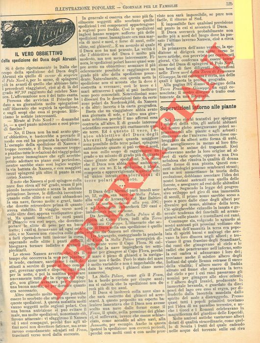 - - Il vero obiettivo della spedizione del Duca degli Abruzzi.