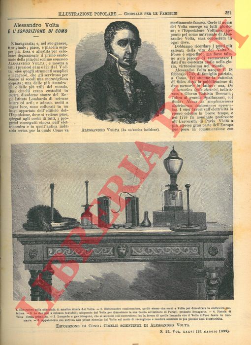 - - Alessandro Volta e l'Esposizione di Como.