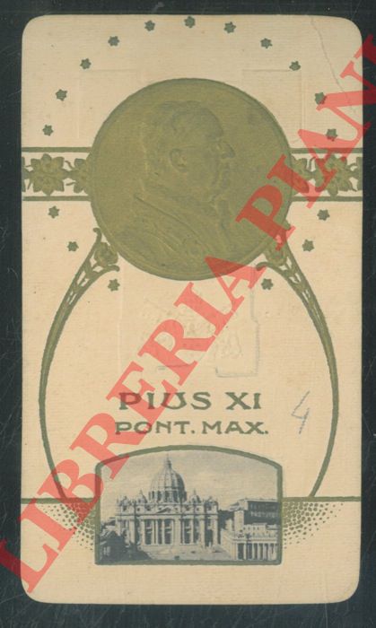 - - Pius XI Pont. Max.