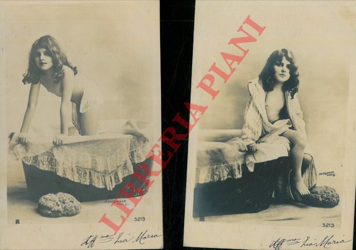 Reuttinger. Paris - - Fanciullina (pre-adolescente, ma ..) in varie pose innocenti (o maliziose ?).