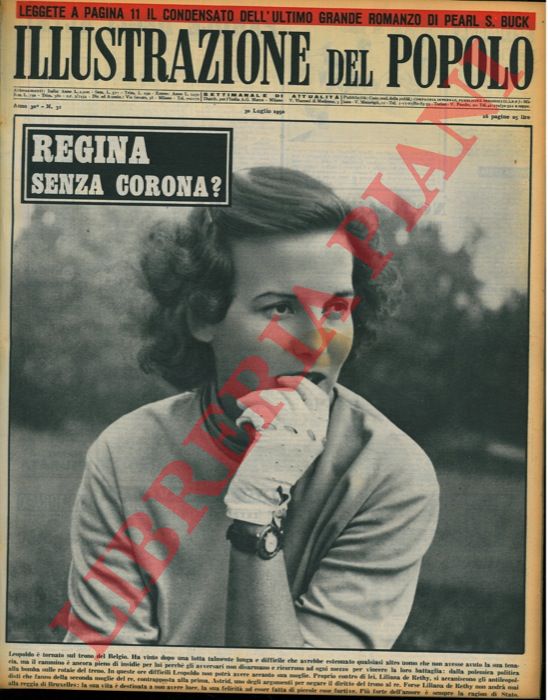 - - Leopoldo  tornato sul trono del Belgio.
