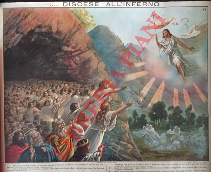 MINETTI Don Vincenzo. Rivarolo Ligure - - ... discese all'inferno. N 9.
