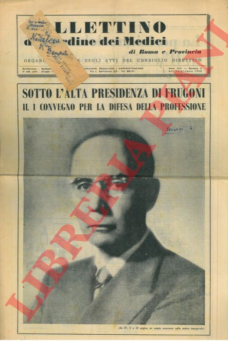 - - Bollettino dell'Ordine dei Medici di Roma e Provincia.