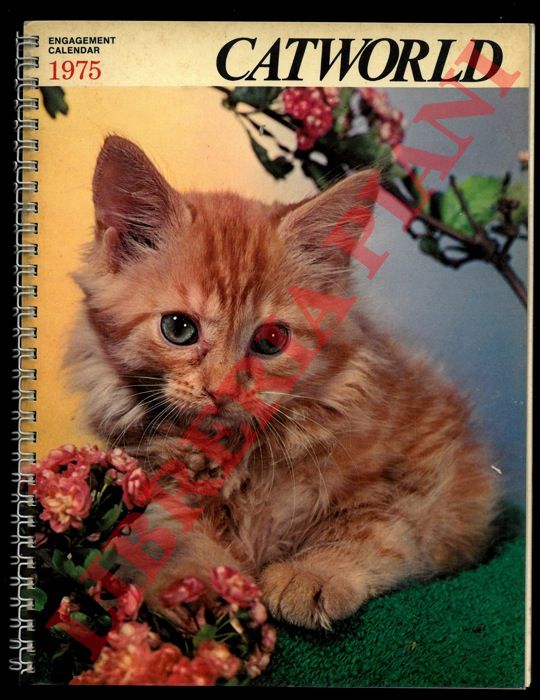 - - Catworld. Engagement calendar. 1975.