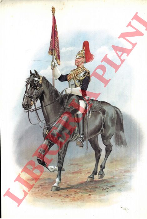 STADDEN C. Chas - - Quattro soldati a cavallo in grande uniforme.