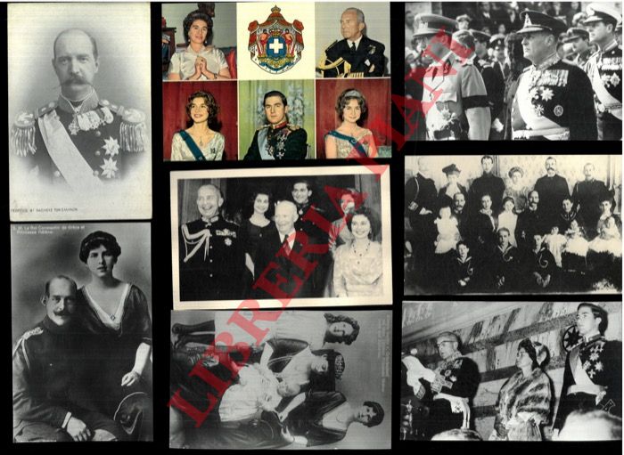 - - Grecia: Giorgio I, con la famiglia reale, Regina Sofia, Re Costantino con Elena, Re Paolo, con Eisenhower , suoi funerali. Costantino, fidanzamento e matrimonio con Anna Maria di Danimarca.