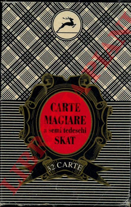 Modiano -Fabbri - - Carte magiare a semi tedeschi Skat.