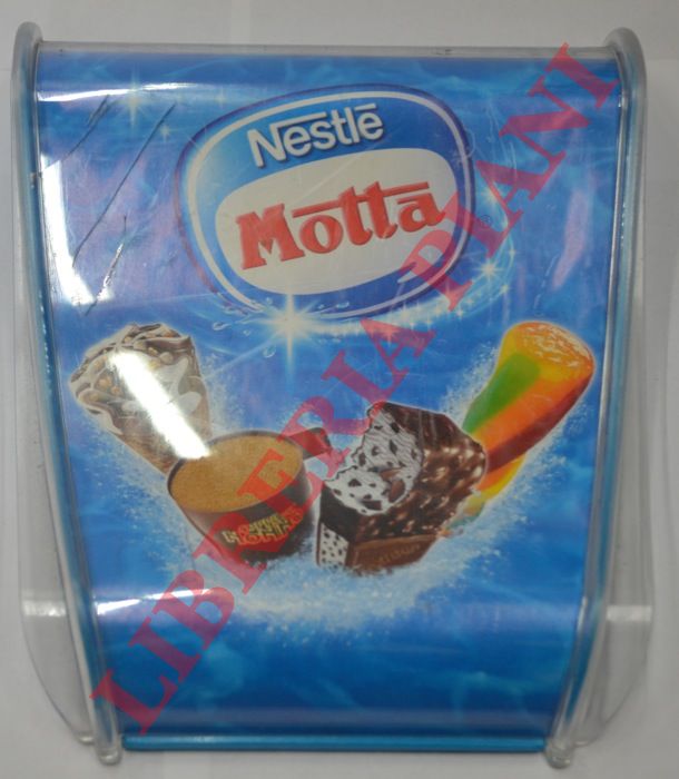 Motta. Nestl - - Poggiamonete pubblicitario vintage, azzurro.