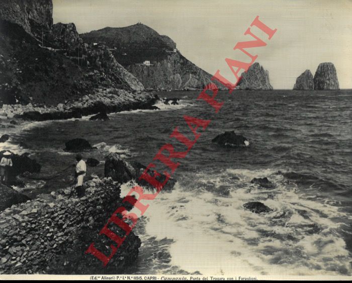 - - Capri. Punta del Tragara con i Faraglioni.