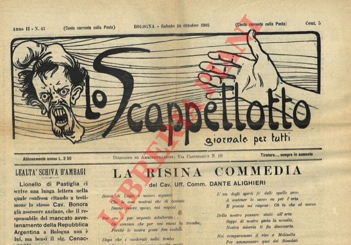 - - Lo scappellotto. Giornale per tutti.