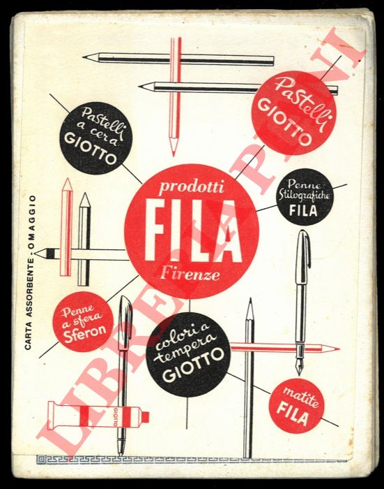 - - Tabella pitagorica + Prodotti Fila, Pastelli Giotto, MatiteFila  e Penne a sfera Sferon, ecc.