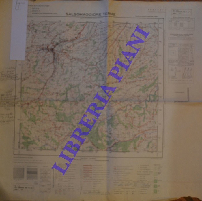 IGMI. Carta d'Italia - - Salsomaggiore Terme. F 73 III N.O.