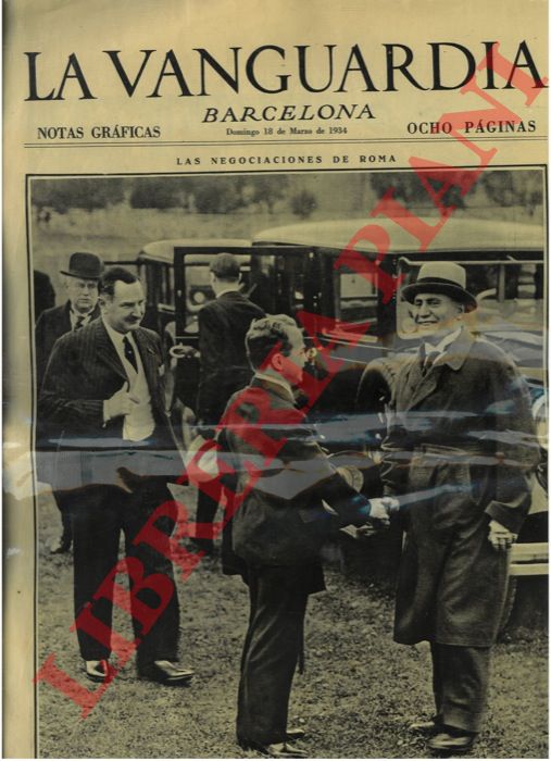 - - La vanguardia. Notas graficas.