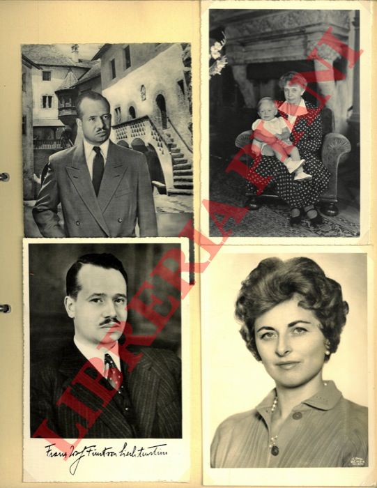 Famiglie reali: - Franz Josef (II) Furst von Liechtenstein, famiglia, matrimoni, vita privata e sociale.