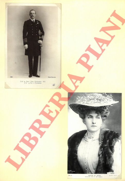 Famiglie reali: - Spagna : Alfonso XIII, Ena, Victoria, Beatrice, Juan Carlos, ecc,