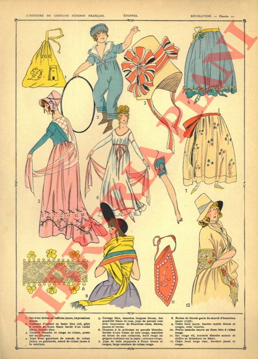 (Paul-Louis de Giafferri) - - Jupes (Louis XIV) - Etoffes (Rvolution) -