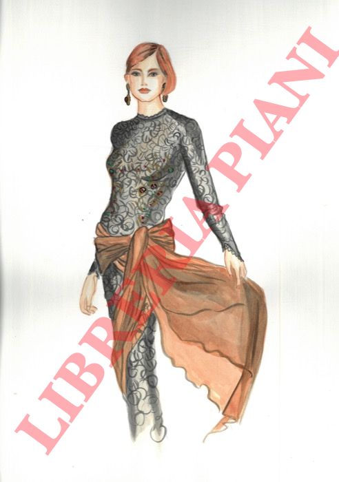 - - Figurini modelli di vestiti femminili -