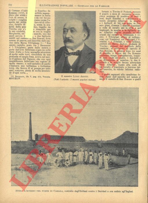 - - Ferdinando Martini Commissario straordinario per l'Eritrea. Cassala ceduta all'Inghilterra.