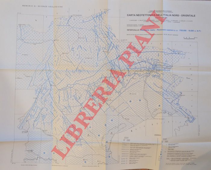 CNR - - Carta neotettonica ,dell'Italia Nord-Orientale. 