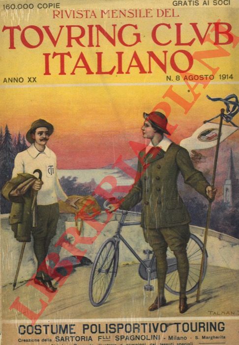Talman. S. - - Bicicletta tra la neve.