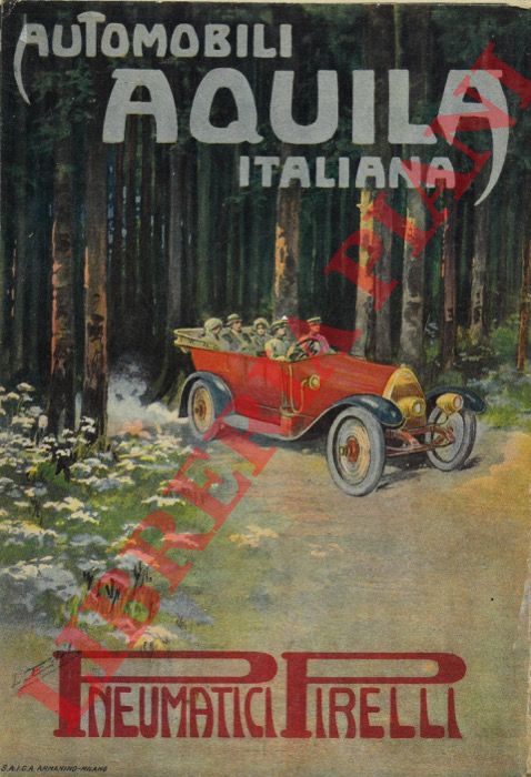 L. Edel - - Automobili Aquila Italiana - Pneumatici Pirelli.