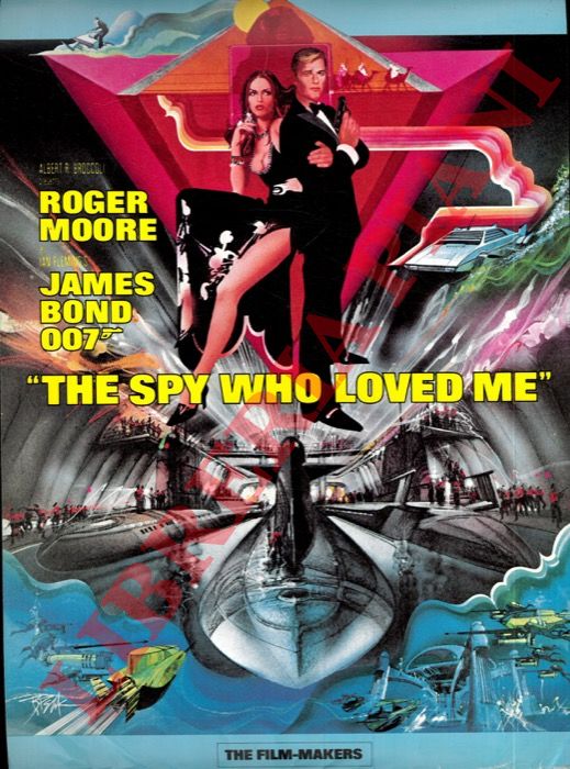 - - The spy who loved me. James Bond 007. Roger Moore.