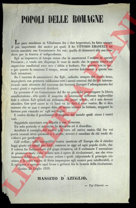 - - Popoli delle Romagne.