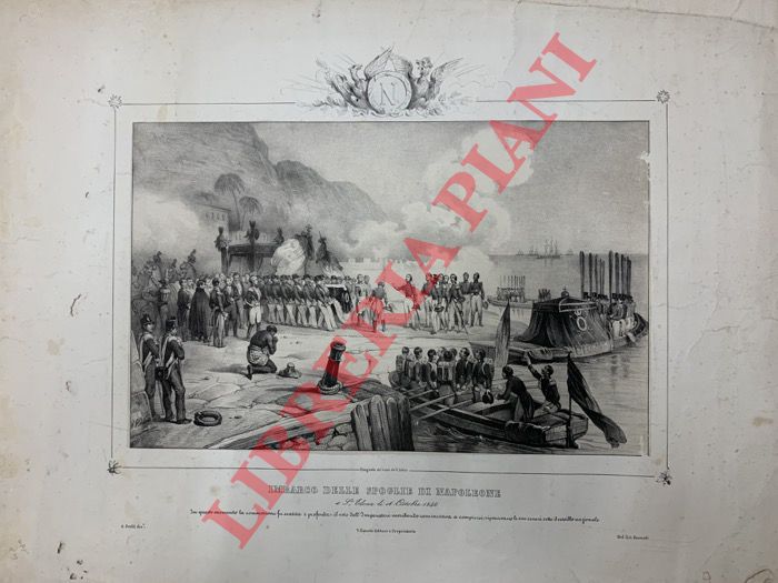 Adam - - Imbarco delle spoglie di Napoleone a S. Elena il 16 ottobre 1840.