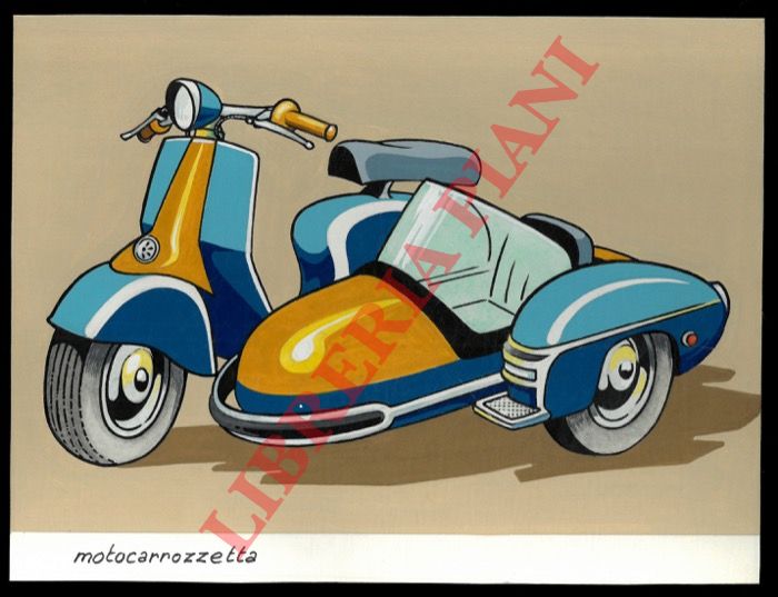 Minarelli. Luigi. Bologna - - Motocarrozzetta.