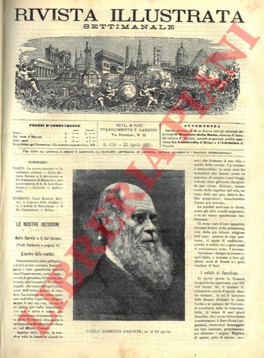 - - Carlo Roberto Darwin e il darwinismo.