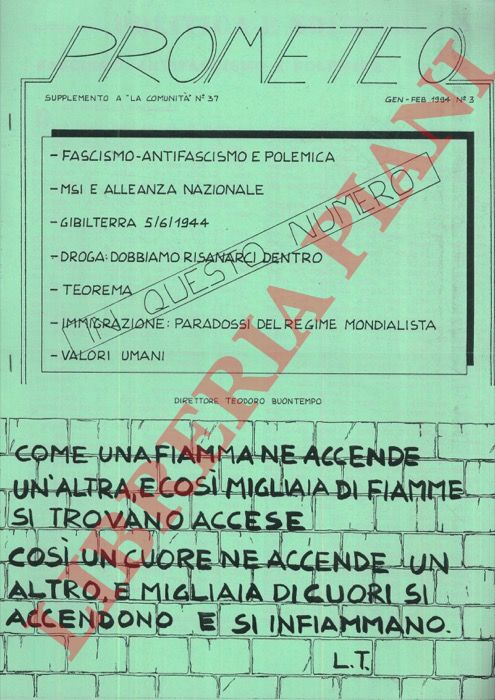 - - Prometeo.