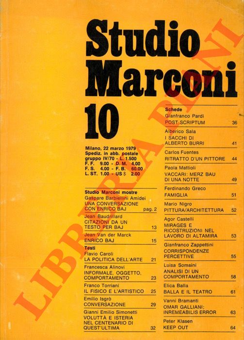 - - Studio Marconi.