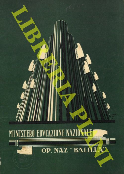 Scuola elementare. Rimini - - Ministero Educazione Nazionale. Opera Balilla. Pagella scolastica.