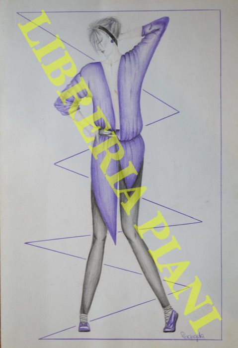 - - Figurini modelli di vestiti femminili -